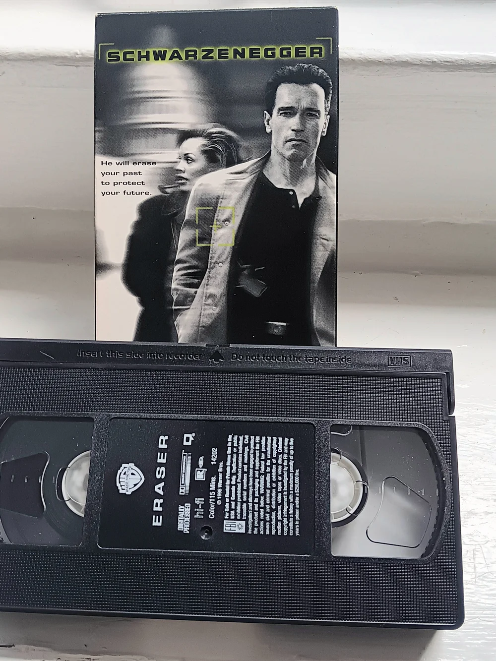 ARNOLD SCHWARZENEGGER VHS LOT Eraser Terminator Kindergarten Cop Action Bundle